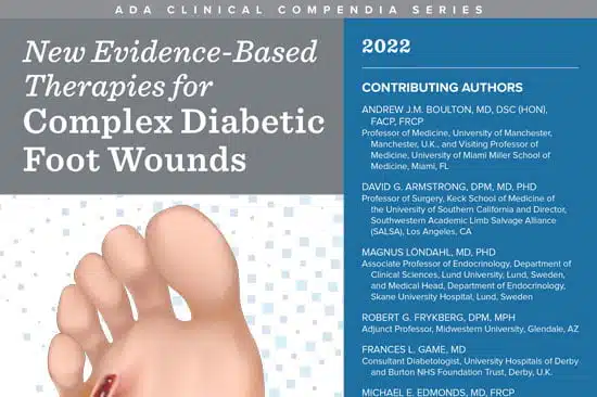 New research about diabetes and feet based on evidence-based therapies.